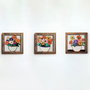 Wallity UKZM065 Pintura Decorativa en MDF con Marco (3 Piezas)